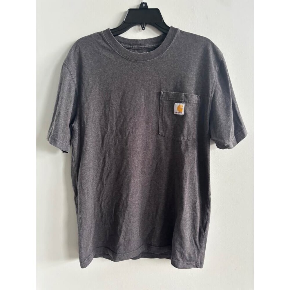 Carhartt Workwear Pocket T-Shirt - Heather Charcoal Gray (Size S)